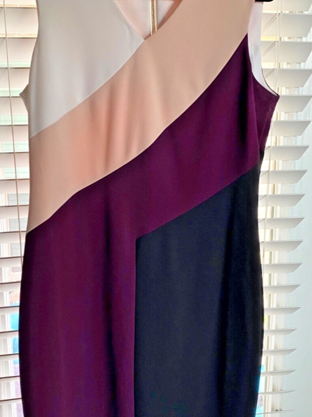CALVIN KLEIN COLOR BLOCK DRESS SIZE 12